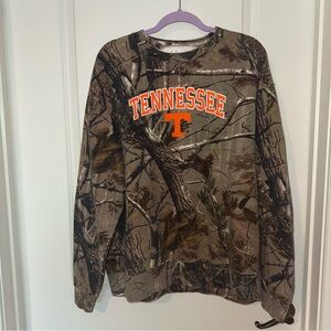 Real tree Camo Tennessee Vols Sweatshirt XL unisex